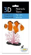 Produktbild: 3D Papiermodell. Clownfisch