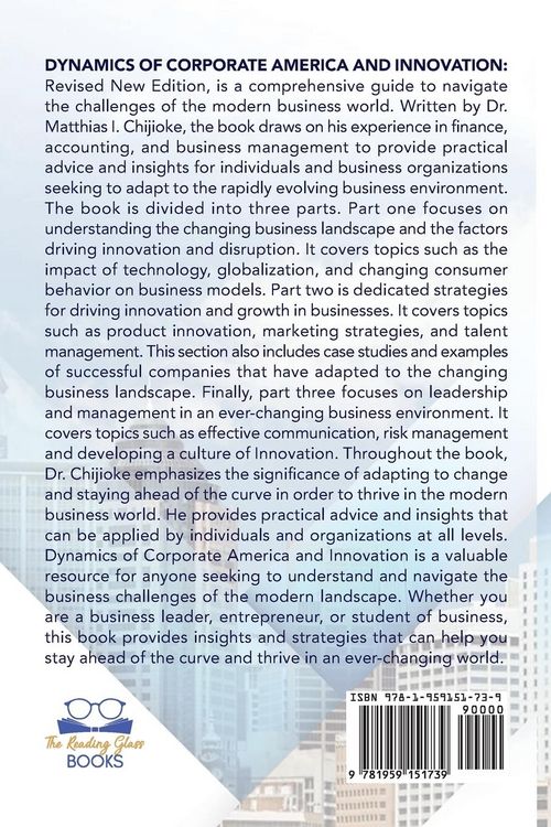 Produktbild: Dynamics Of Corporate America & Innovation