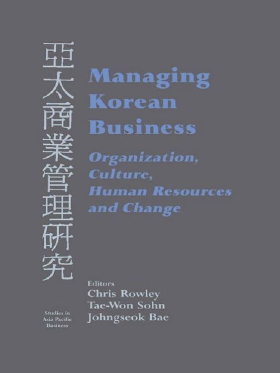 Produktbild: Managing Korean Business