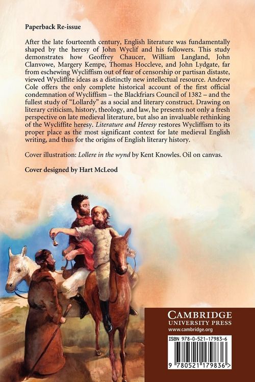 Produktbild: Literature and Heresy in the Age of Chaucer
