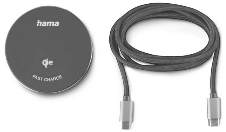 Produktbild: Hama Induktions-Ladeger&auml;t 15W 00201735 Ausg&auml;nge Induktionslade-Standard Schwarz