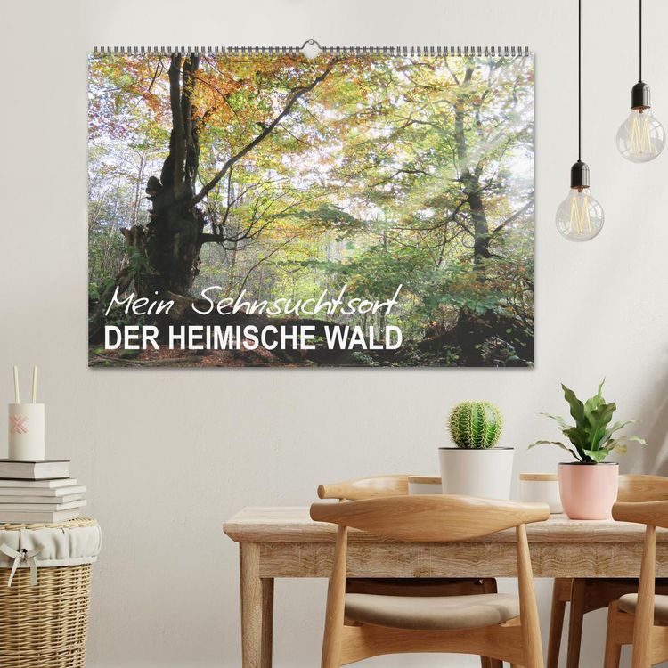 Produktbild: Mein Sehnsuchtsort, der heimische Wald (Wandkalender 2026 DIN A2 quer), CALVENDO Monatskalender
