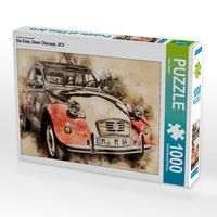 Produktbild: CALVENDO Puzzle Die Ente, Deux Chevaux, 2CV 1000 Teile Lege-Gr&ouml;&szlig;e 64 x 48 cm Foto-Puzzle Bild von Peter Roder