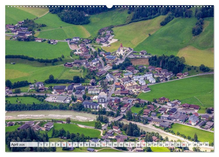 Produktbild: Gr&uuml;&szlig;e aus Unken (Wandkalender 2026 DIN A2 quer), CALVENDO Monatskalender