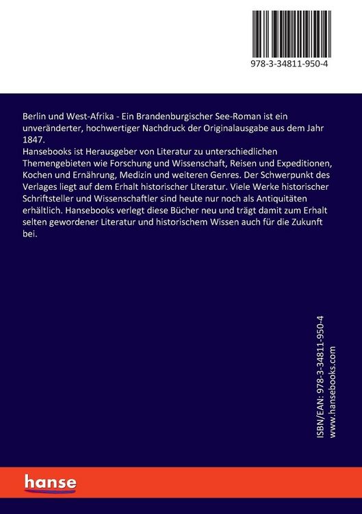 Produktbild: Berlin und West-Afrika