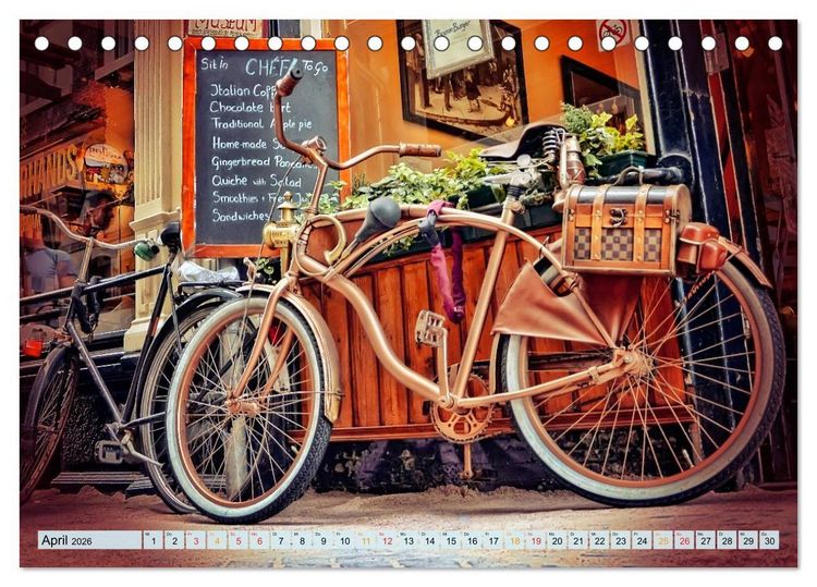Produktbild: Stadtfahrrad (Tischkalender 2026 DIN A5 quer), CALVENDO Monatskalender