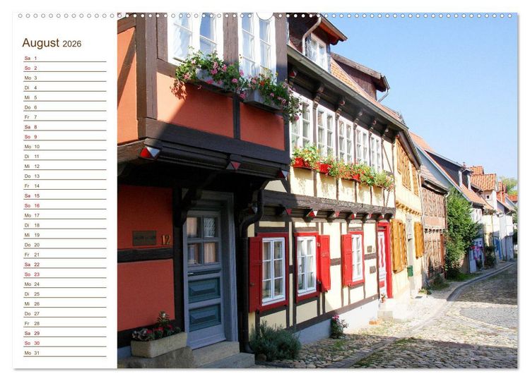 Produktbild: Quedlinburg und Gernrode (hochwertiger Premium Wandkalender 2026 DIN A2 quer), Kunstdruck in Hochglanz