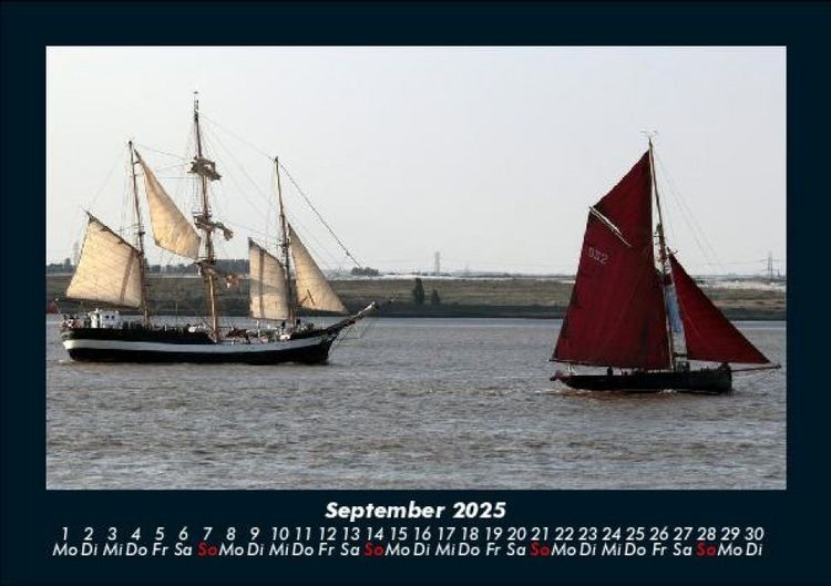 Produktbild: Segelschiffe und Boote 2025 Fotokalender DIN A5
