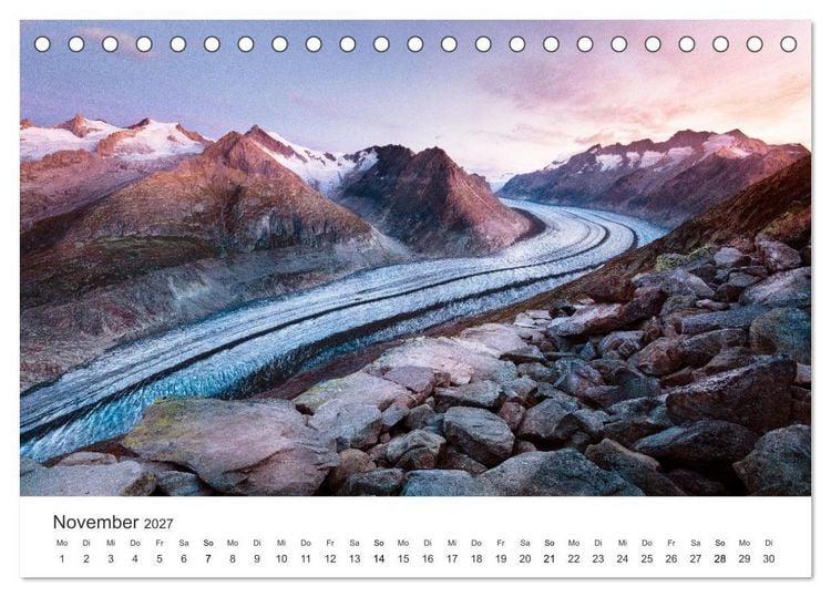 Produktbild: Schweiz - die Bergidylle (Tischkalender 2027 DIN A5 quer), CALVENDO Monatskalender