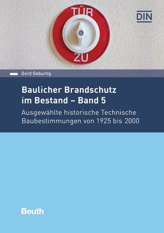 Produktbild: Baulicher Brandschutz im Bestand: Band 5