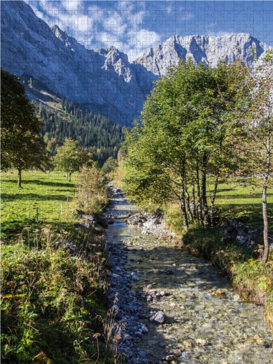 Produktbild: CALVENDO Puzzle Enger-Grund-Bach | 1000 Teile Lege-Gr&ouml;&szlig;e 64x48cm Foto-Puzzle f&uuml;r gl&uuml;ckliche Stunden