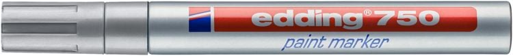 Produktbild: edding Glanzlackmarker 750 silber 2-4mm