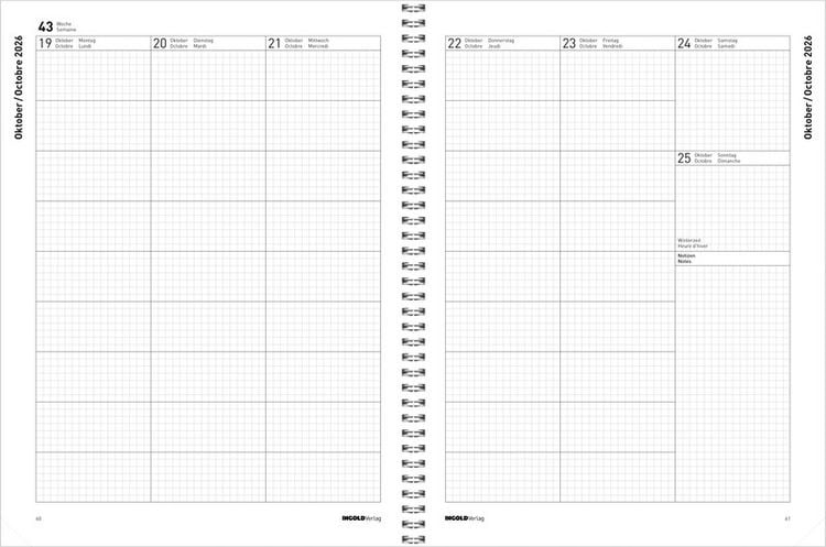 Produktbild: Agenda Edition light SpiralFlex 2026/27