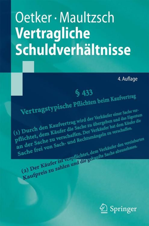 Produktbild: Vertragliche Schuldverh&auml;ltnisse