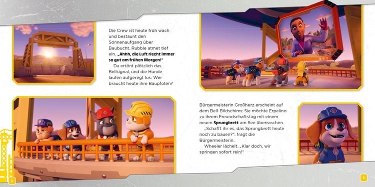 Produktbild: Maxi-Mini Rubble & Crew 232: Die Crew baut ein Sprungbrett f&uuml;r Erpelino