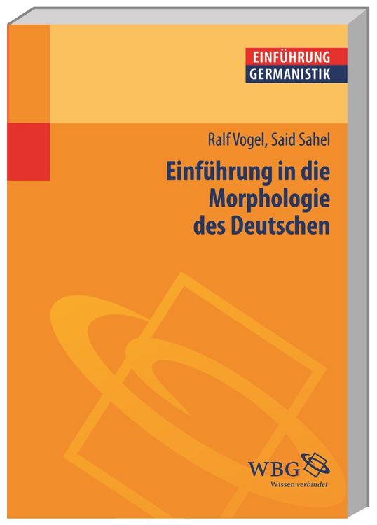 Produktbild: Einführung in die Morphologie des Deutschen