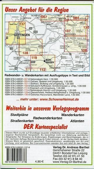Produktbild: Radwander- und Wanderkarte G&ouml;ttingen und Umgebung