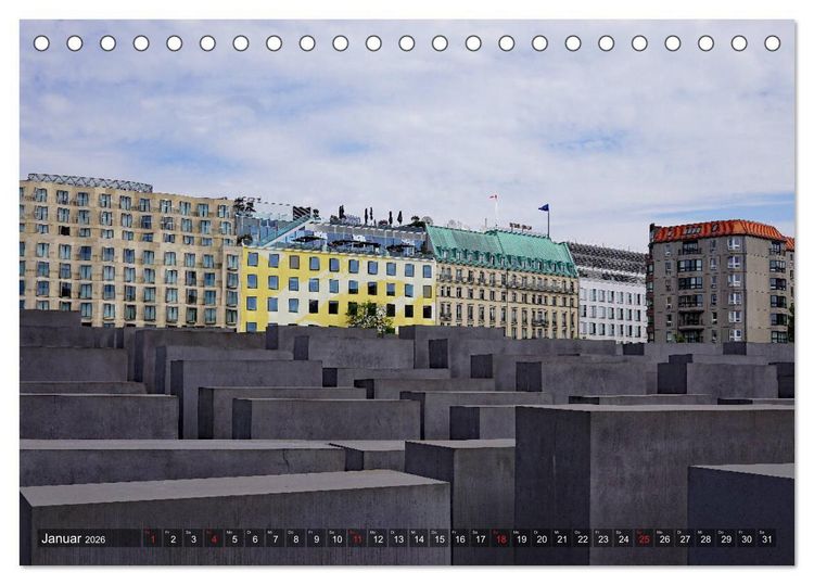 Produktbild: Hauptstadt Berlin (Tischkalender 2026 DIN A5 quer), CALVENDO Monatskalender