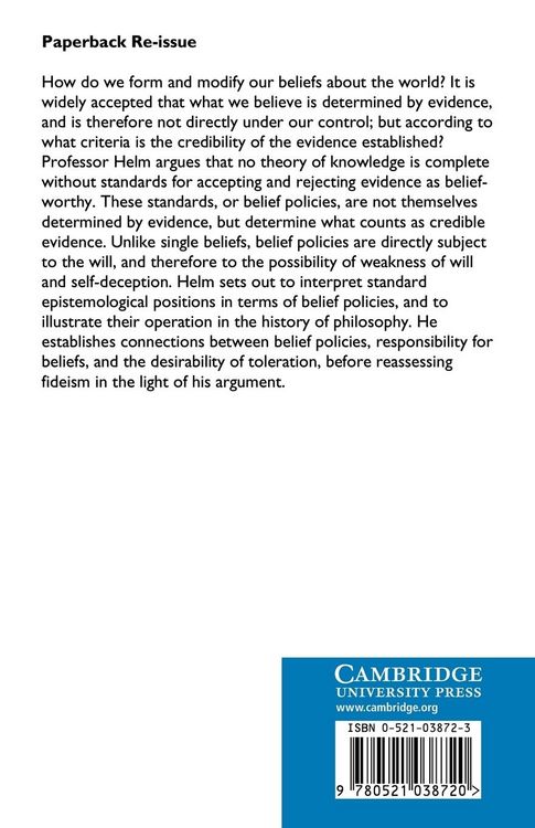 Produktbild: Belief Policies