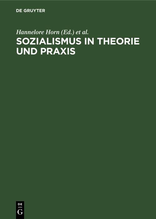Produktbild: Sozialismus in Theorie und Praxis