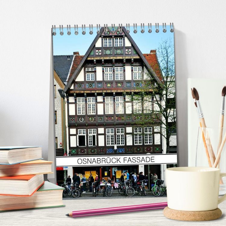 Produktbild: Osnabr&uuml;ck Fassade (Tischkalender 2026 DIN A5 hoch), CALVENDO Monatskalender