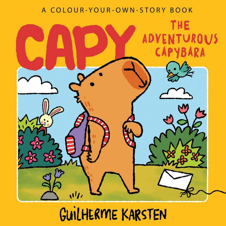 Produktbild: CAPY - The Adventurous Capybara: A Colour-Your-Own-Story Book