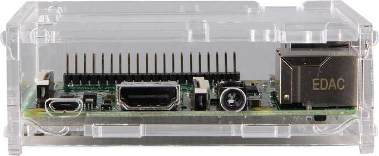 Produktbild: Joy-it rb-case01 SBC-Geh&auml;use Passend f&uuml;r (Entwicklungskits): Raspberry Pi Transparent