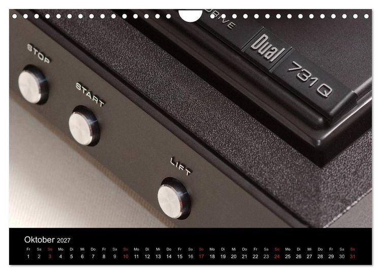 Produktbild: Vintage Turntables Made In Schwarzwald (Wandkalender 2027 DIN A4 quer), CALVENDO Monatskalender