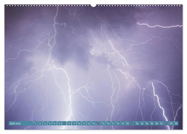 Produktbild: Fantastische Wetterfotos (hochwertiger Premium Wandkalender 2026 DIN A2 quer), Kunstdruck in Hochglanz