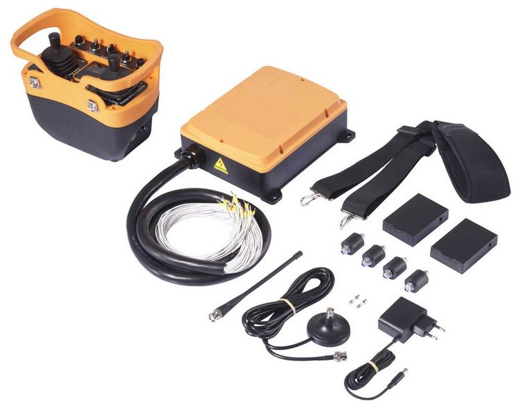 Produktbild: TRU COMPONENTS TC-13502024 Industrielle Funkfernsteuerung, Joystick, 12 - 24V 1St.