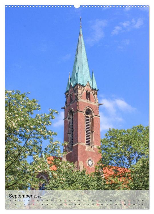 Produktbild: Historisches Dortmund (Wandkalender 2026 DIN A2 hoch), CALVENDO Monatskalender
