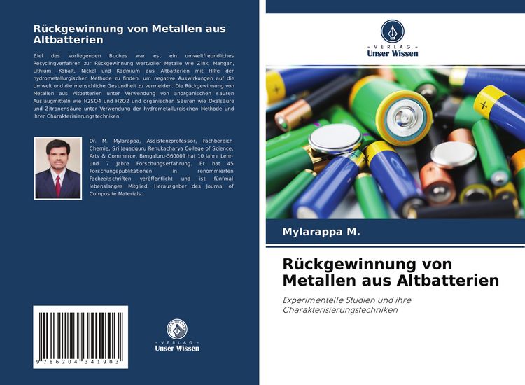 Produktbild: R&uuml;ckgewinnung von Metallen aus Altbatterien