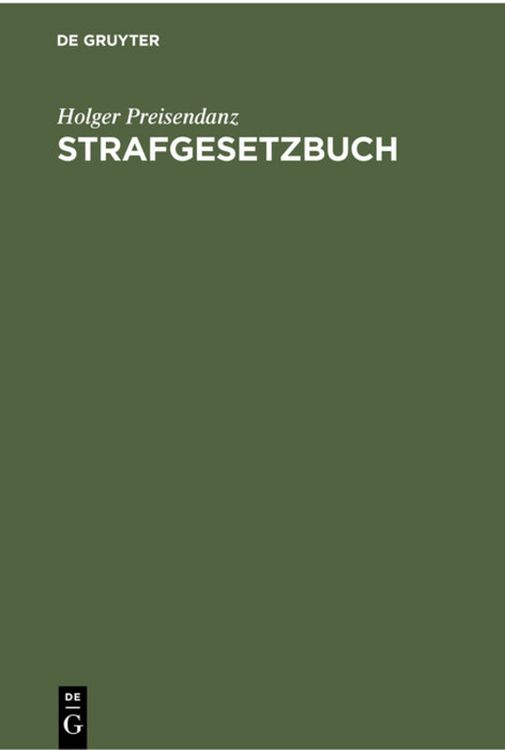 Produktbild: Strafgesetzbuch