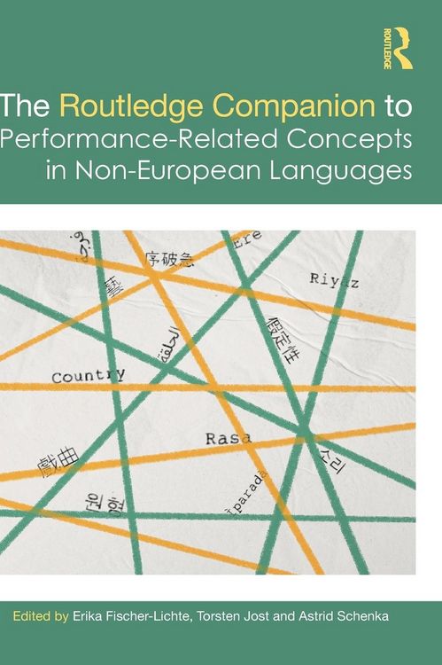 Produktbild: The Routledge Companion to Performance-Related Concepts in Non-European Languages