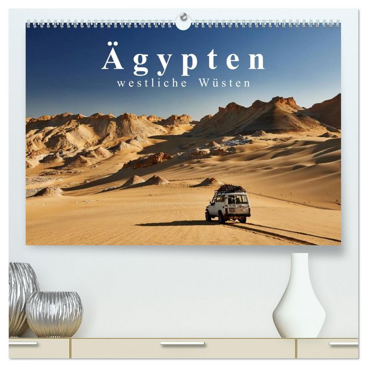 Produktbild: &Auml;gypten &ndash; westliche W&uuml;sten (hochwertiger Premium Wandkalender 2026 DIN A2 quer), Kunstdruck in Hochglanz