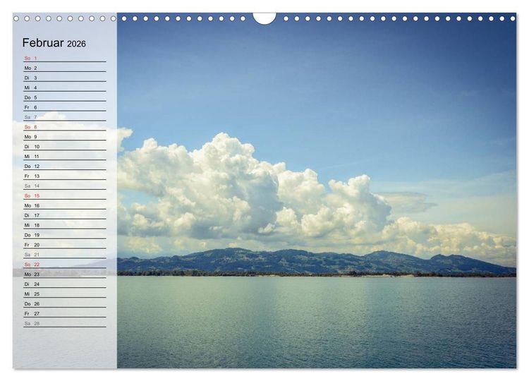 Produktbild: Unterwegs am Bodensee (Wandkalender 2026 DIN A3 quer), CALVENDO Monatskalender