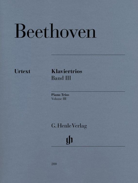 Produktbild: Ludwig van Beethoven - Klaviertrios, Band III