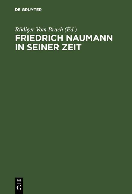 Produktbild: Friedrich Naumann in seiner Zeit