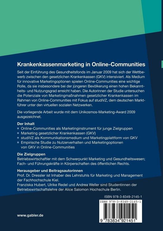 Produktbild: Krankenkassenmarketing in Online-Communities