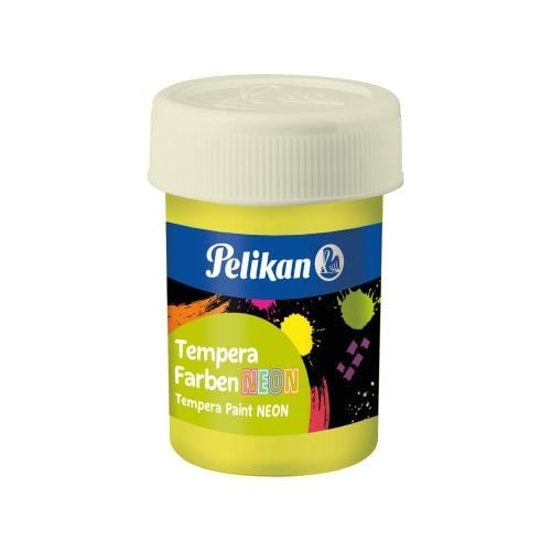 Produktbild: Pelikan Temperafarben NEON, 6 Schulmalfarben je 20ml