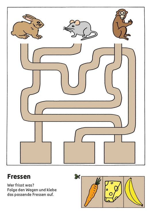 Kindergartenblock ab 4 Jahre - Schneiden, kleben, basteln