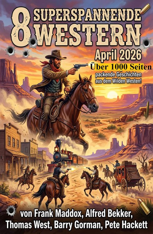 Produktbild: 8 Superspannende Western April 2026