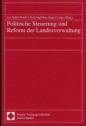 Produktbild: Politische Steuerung und Reform der Landesverwaltung