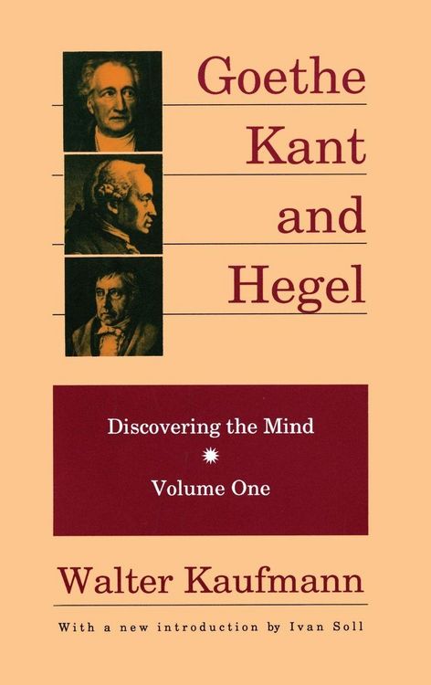 Produktbild: Goethe, Kant, and Hegel