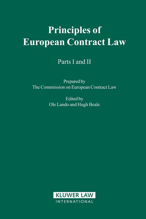 Produktbild: Principles of European Contract Law