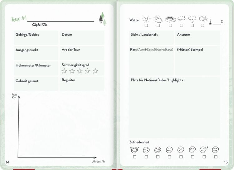 Produktbild: Wandertagebuch