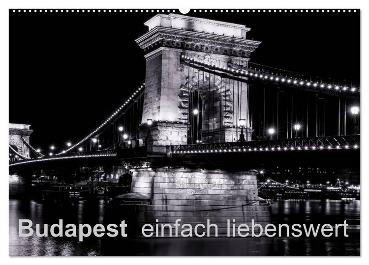 Produktbild: Budapest einfach liebenswert (Wandkalender 2026 DIN A2 quer), CALVENDO Monatskalender