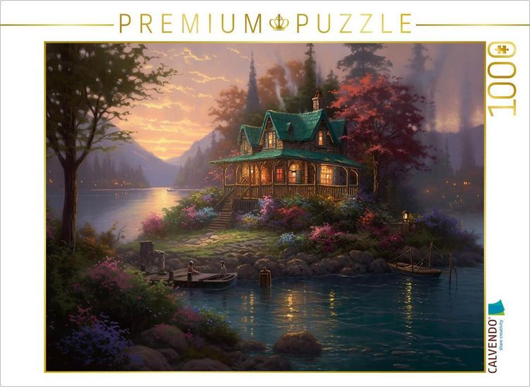Produktbild: CALVENDO Puzzle Je sp&auml;ter der Abend | 1000 Teile Lege-Gr&ouml;&szlig;e 64x48cm Foto-Puzzle f&uuml;r gl&uuml;ckliche Stunden