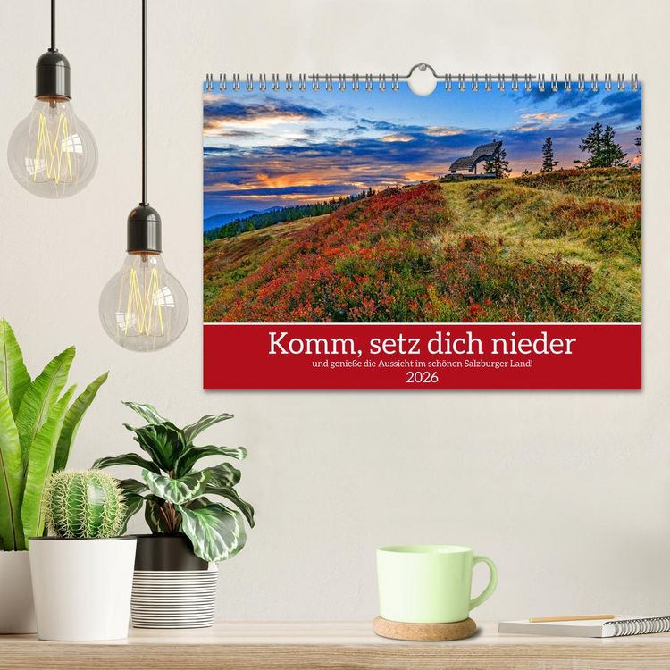 Produktbild: Komm, setz dich nieder (Wandkalender 2026 DIN A4 quer), CALVENDO Monatskalender