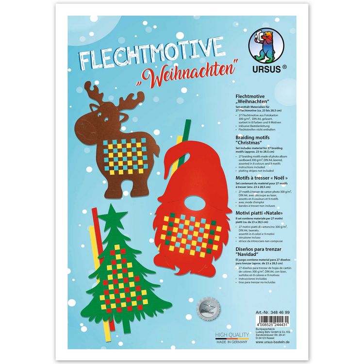 Produktbild: URSUS 27 Flechtmotive "Weihnachten"